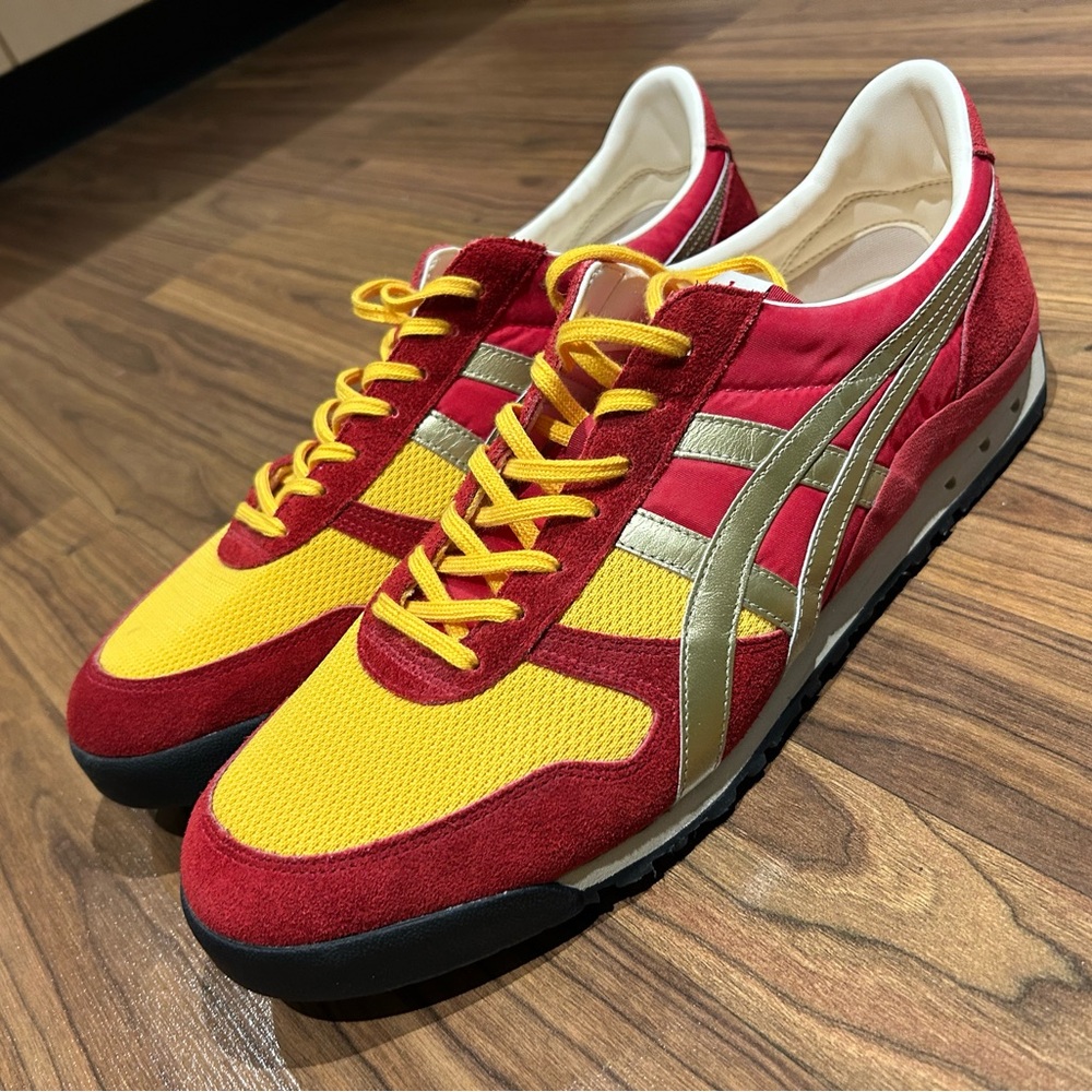 Onitsuka Tiger “Nippon Made” Ultimate 81 by Asics Red and Yellow Sneakers